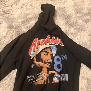 Black Graphic Hoodie
